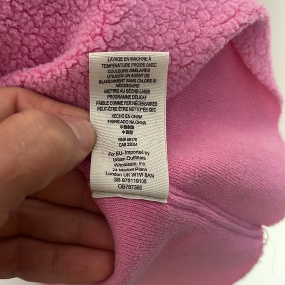 Free People Pink Oversized Pullover Size Medium - Picture 7 of 7